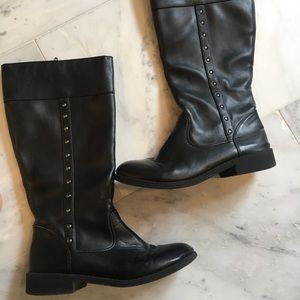Tall black boots
